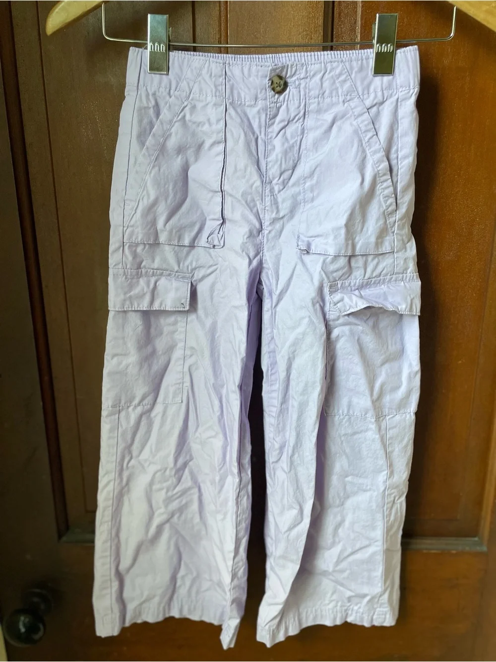 Old Navy girls size small 6-7 purple pants